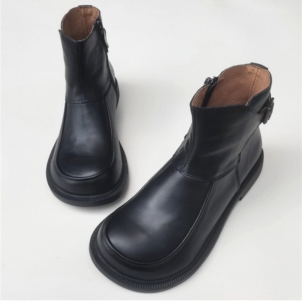 leather chelsea boots | wide width